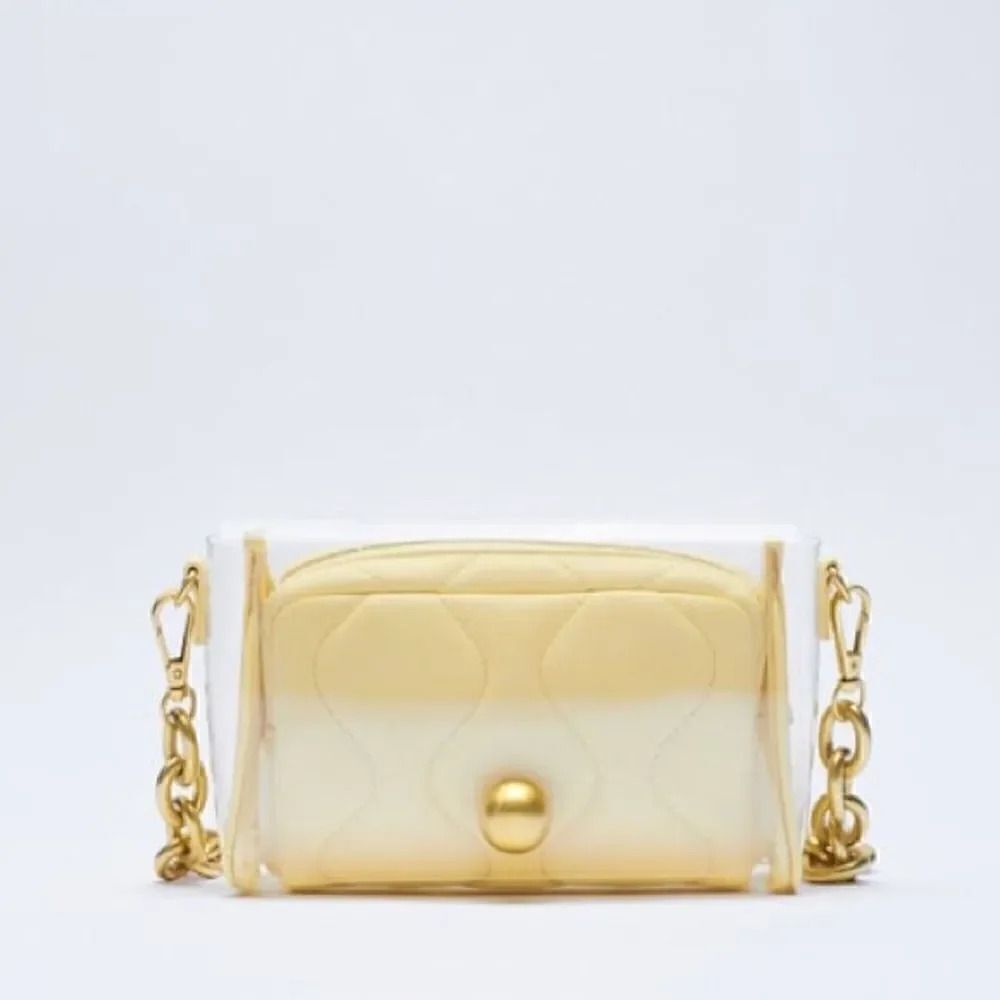 LAST 1!🔥ZARA CHAIN STRAP VINYL SHOULDER BAG